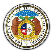 Missouri Seal – Round Glass Wall Art