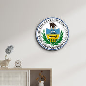 Pennsylvania Seal – Round Glass Wall Art