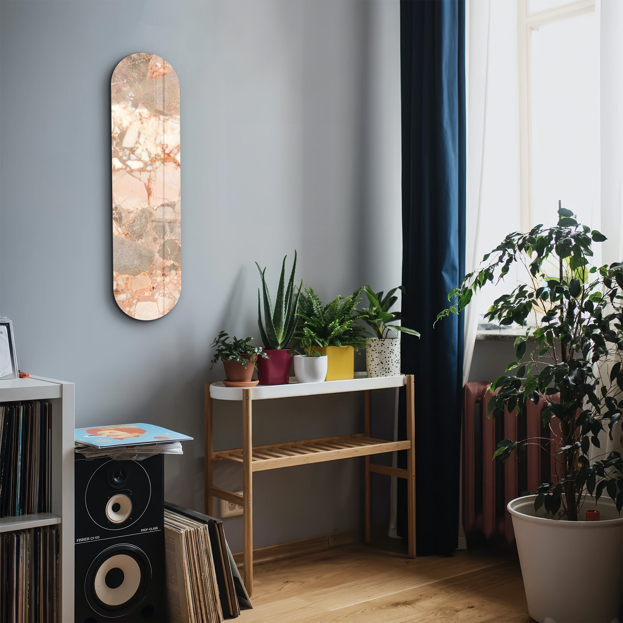 Rose Terrazzo 2 | Glass Wall Art