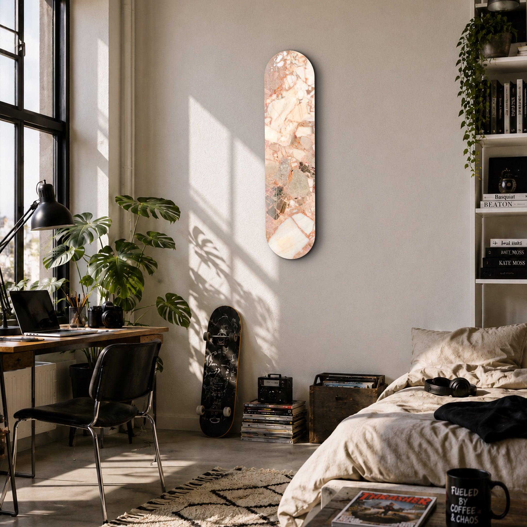 Rose Terrazzo 3 | Glass Wall Art