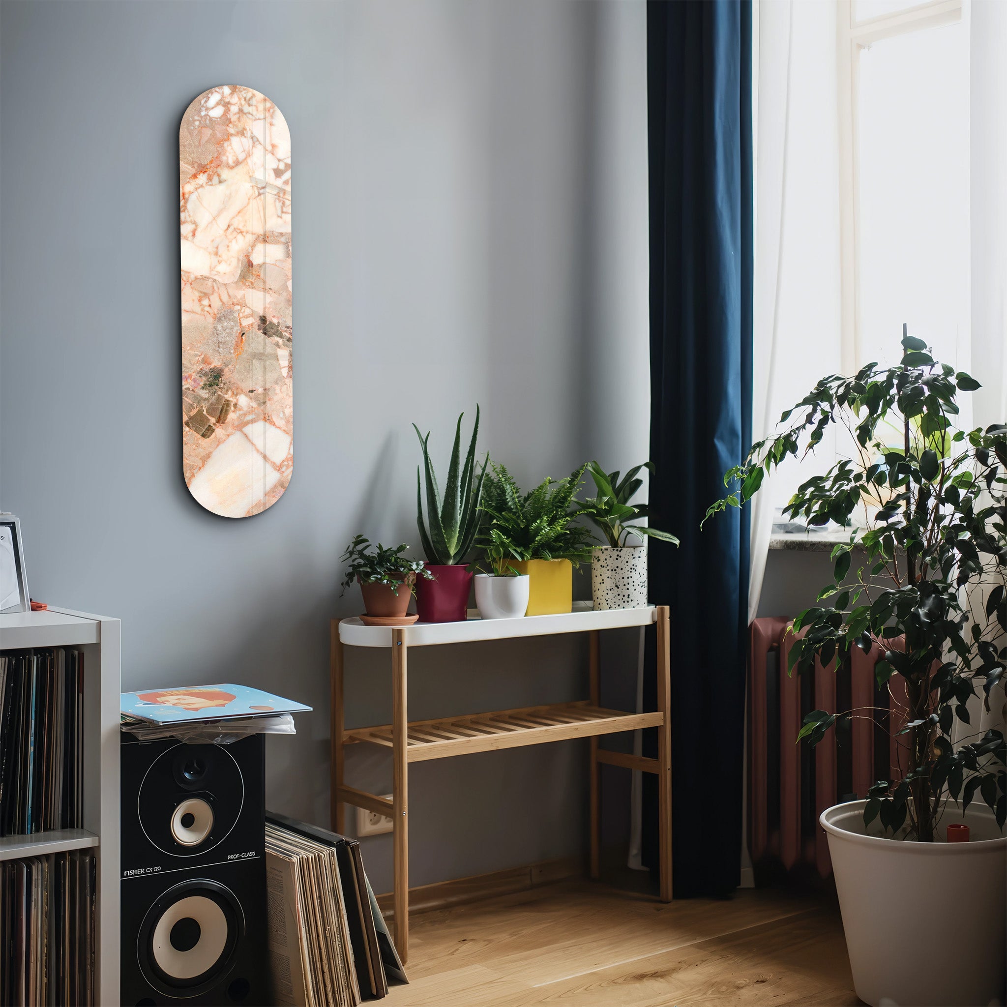 Rose Terrazzo 3 | Glass Wall Art