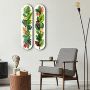 Tropical Paradise Skateboard | Glass Wall Art