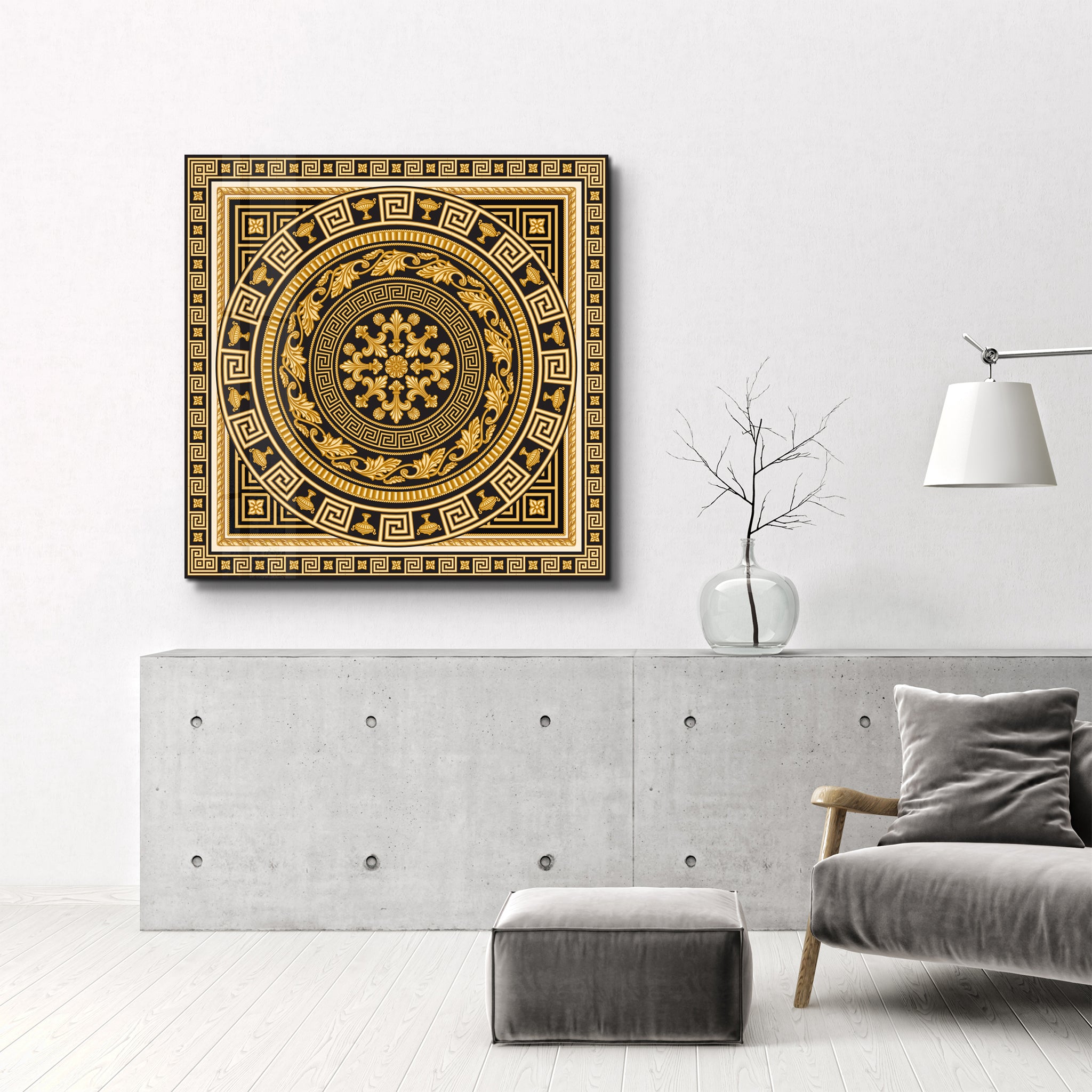 Versace Vibe | Glass Wall Art