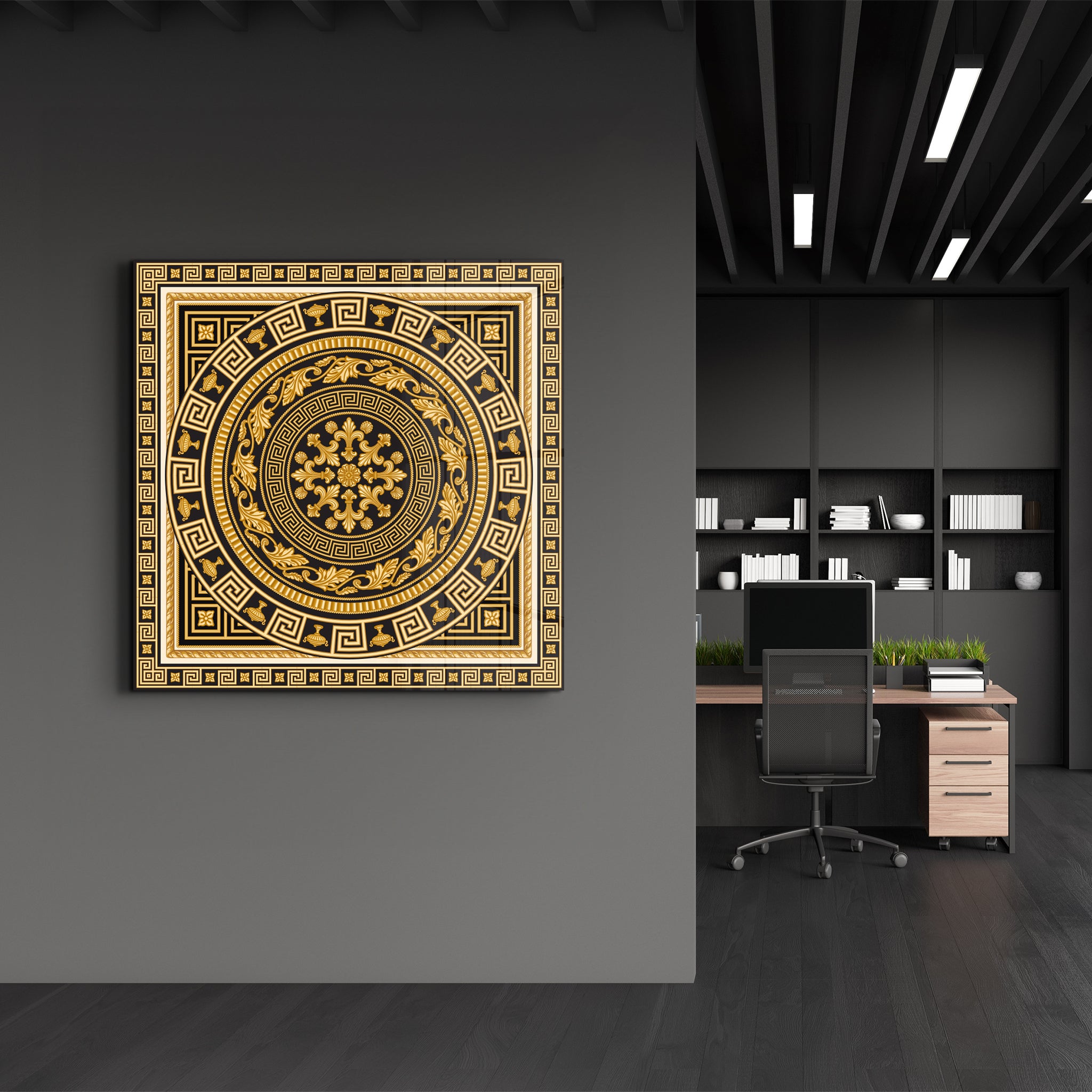 Versace Vibe | Glass Wall Art