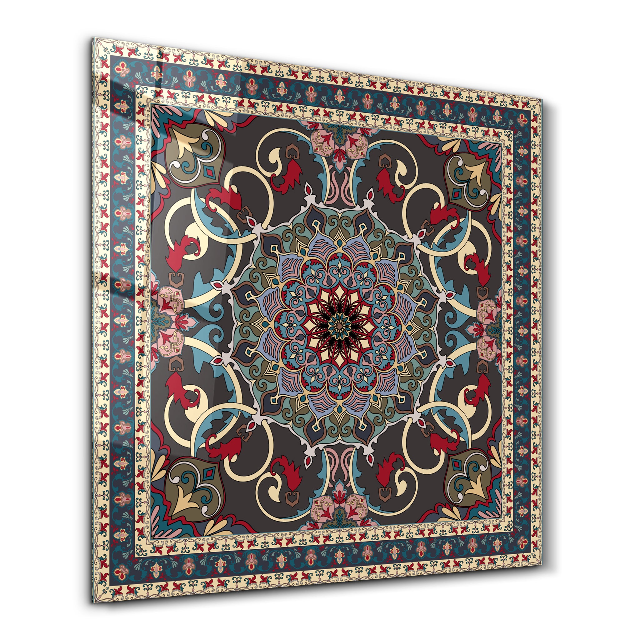 Bohemian Tapestry | Glass Wall Art