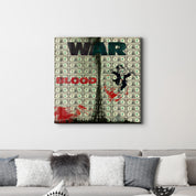 War & Money by Mr. Pablo Costa | Glass Wall Art