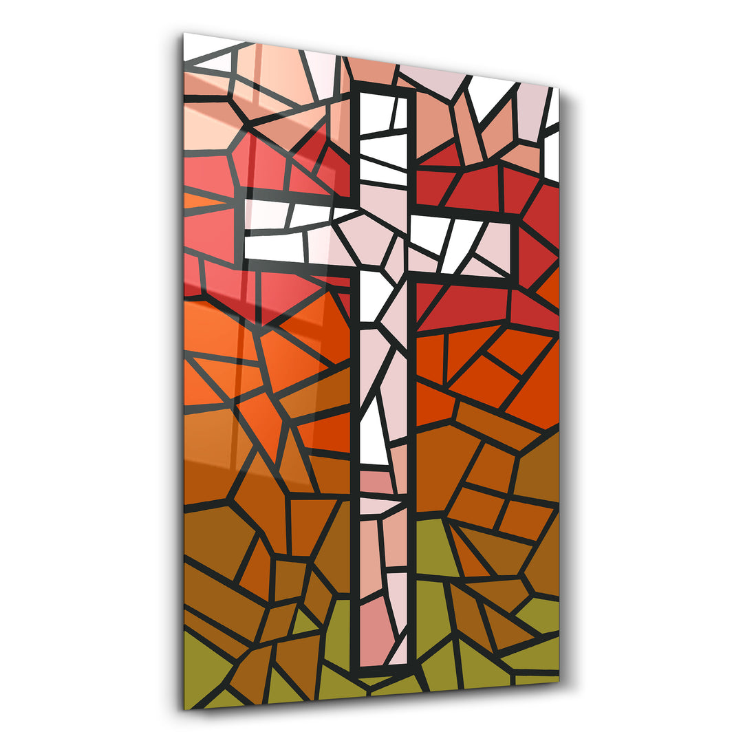 Cross | Designers Collection Glass Wall Art