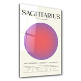 Sagittarius - Aura Collection | Zodiac Glass Wall Art