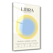 Libra - Aura Collection | Zodiac Glass Wall Art - ArtDesigna Glass Printing Wall Art