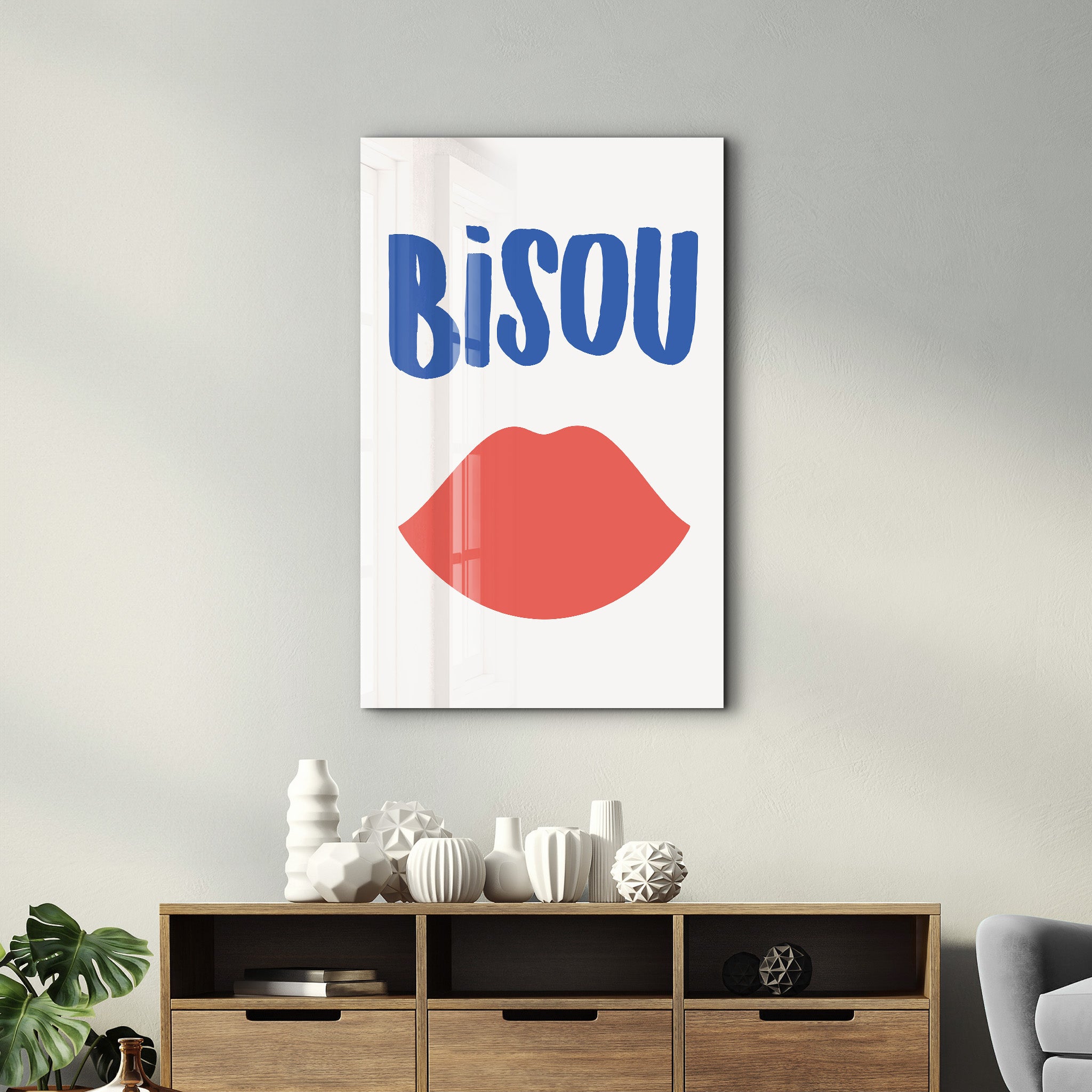 BISOU | Glass Wall Art