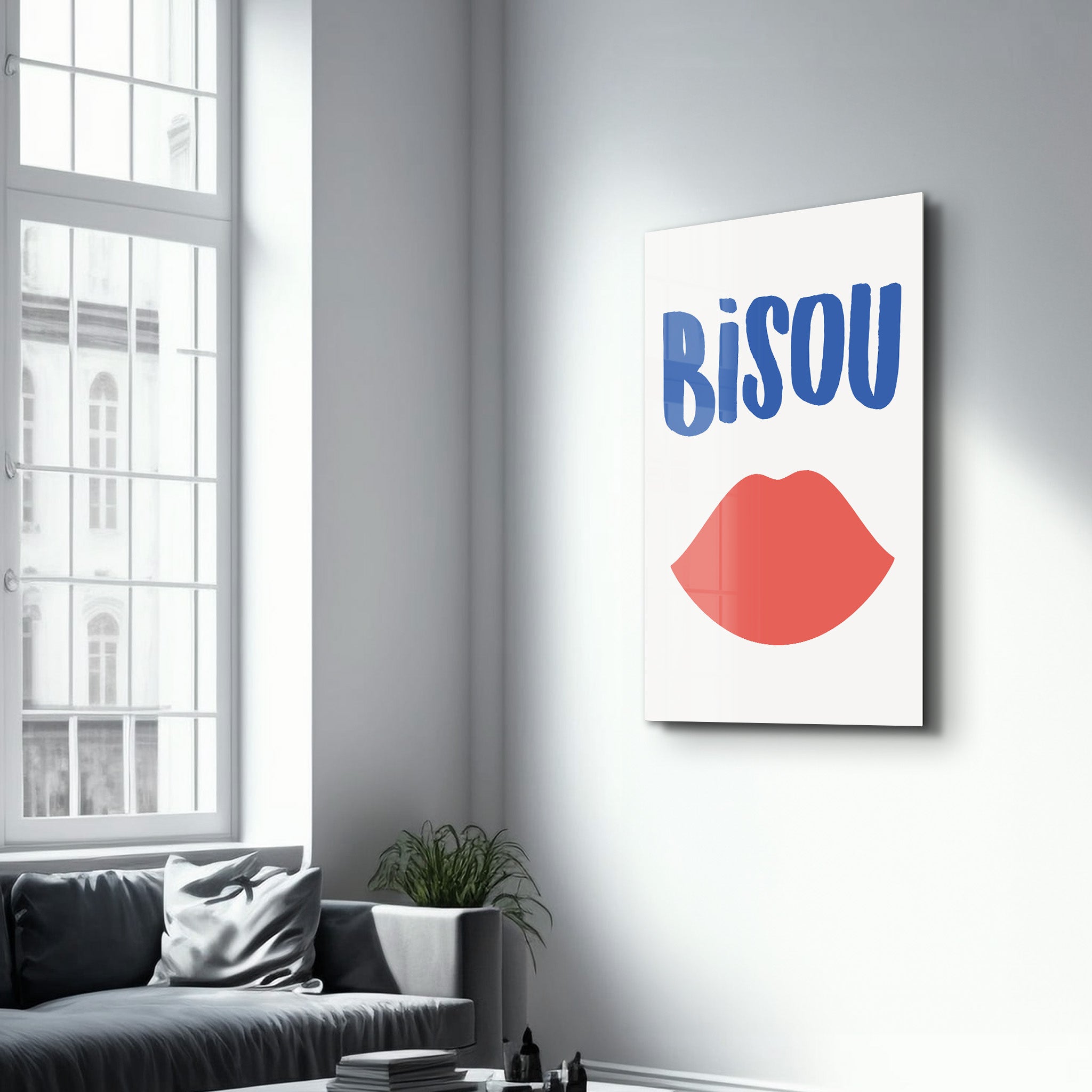 BISOU | Glass Wall Art