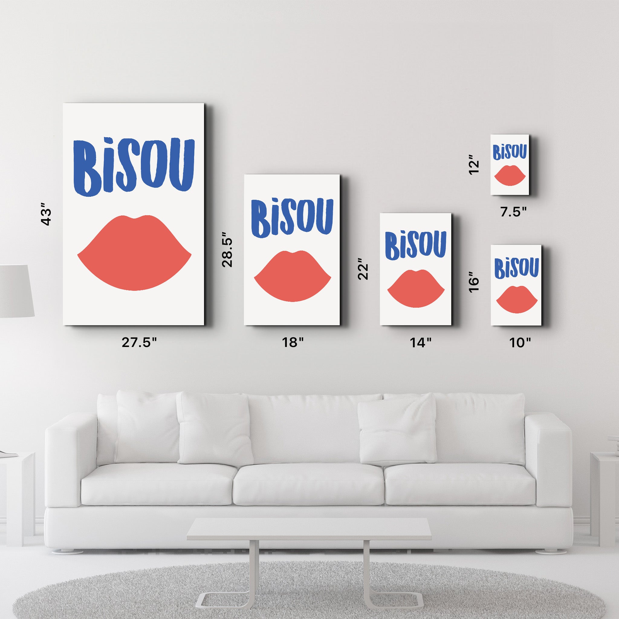 BISOU | Glass Wall Art