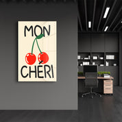 Mon Chéri | Glass Wall Art