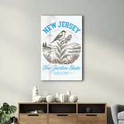 New Jersey - The Garden State | Glass Wall Art