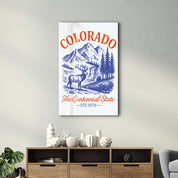 Colorado - The Centennial State | Glass Wall Art