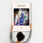 The Virgin 1913 - Gustav Klimt | Glass Wall Art