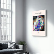 The Virgin 1913 - Gustav Klimt | Glass Wall Art