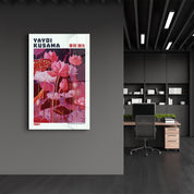 Yayoi Kusama – Crimson Garden (1984) | Glass Wall Art