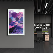 Yayoi Kusama – Violet Infinity Path (1984) | Glass Wall Art