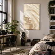 Sandstone Waves | Glass Wall Art