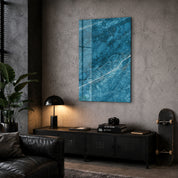 Ocean Veins | Glass Wall Art