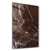 Espresso Marble | Glass Wall Art