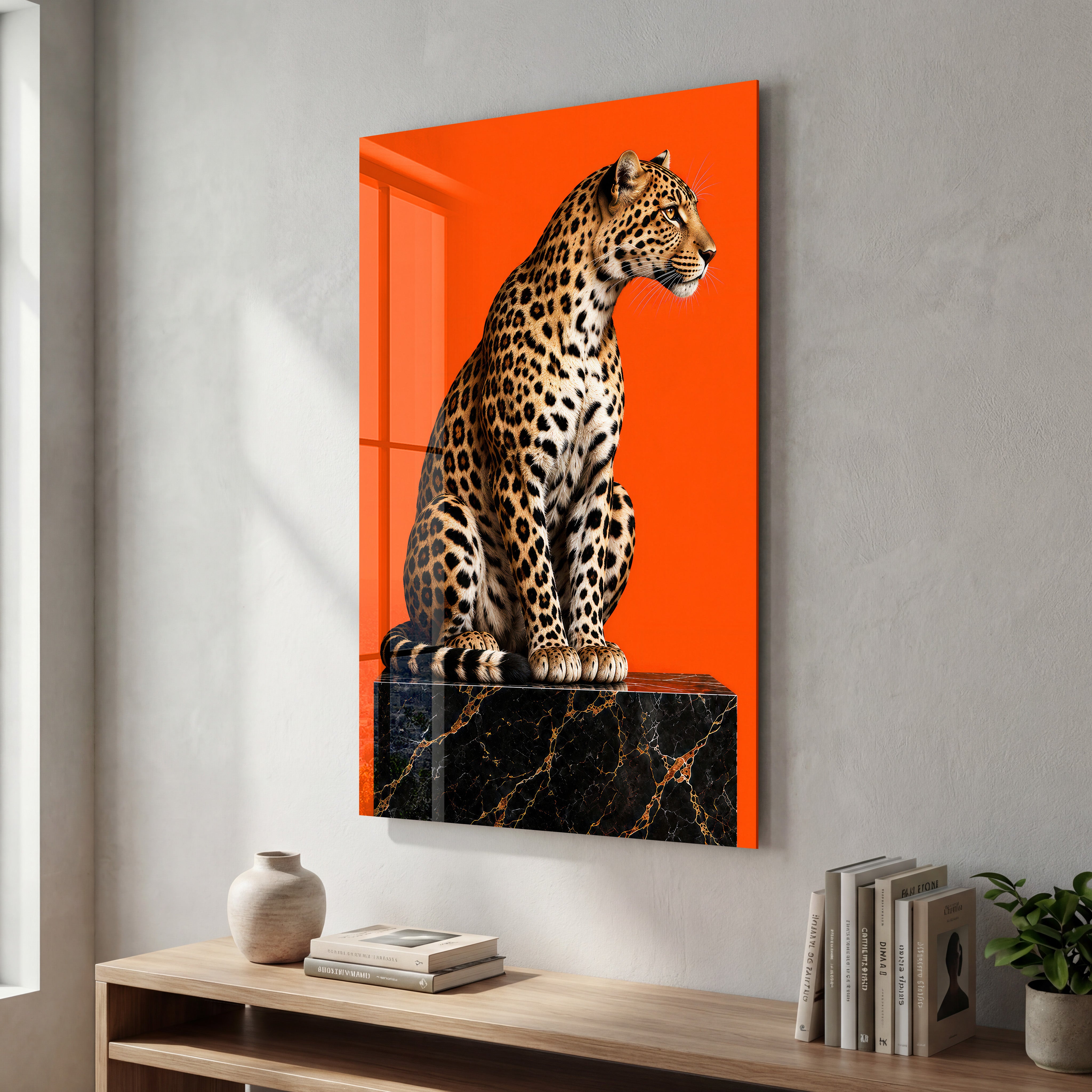 Wild Elegance 3 | Glass Wall Art
