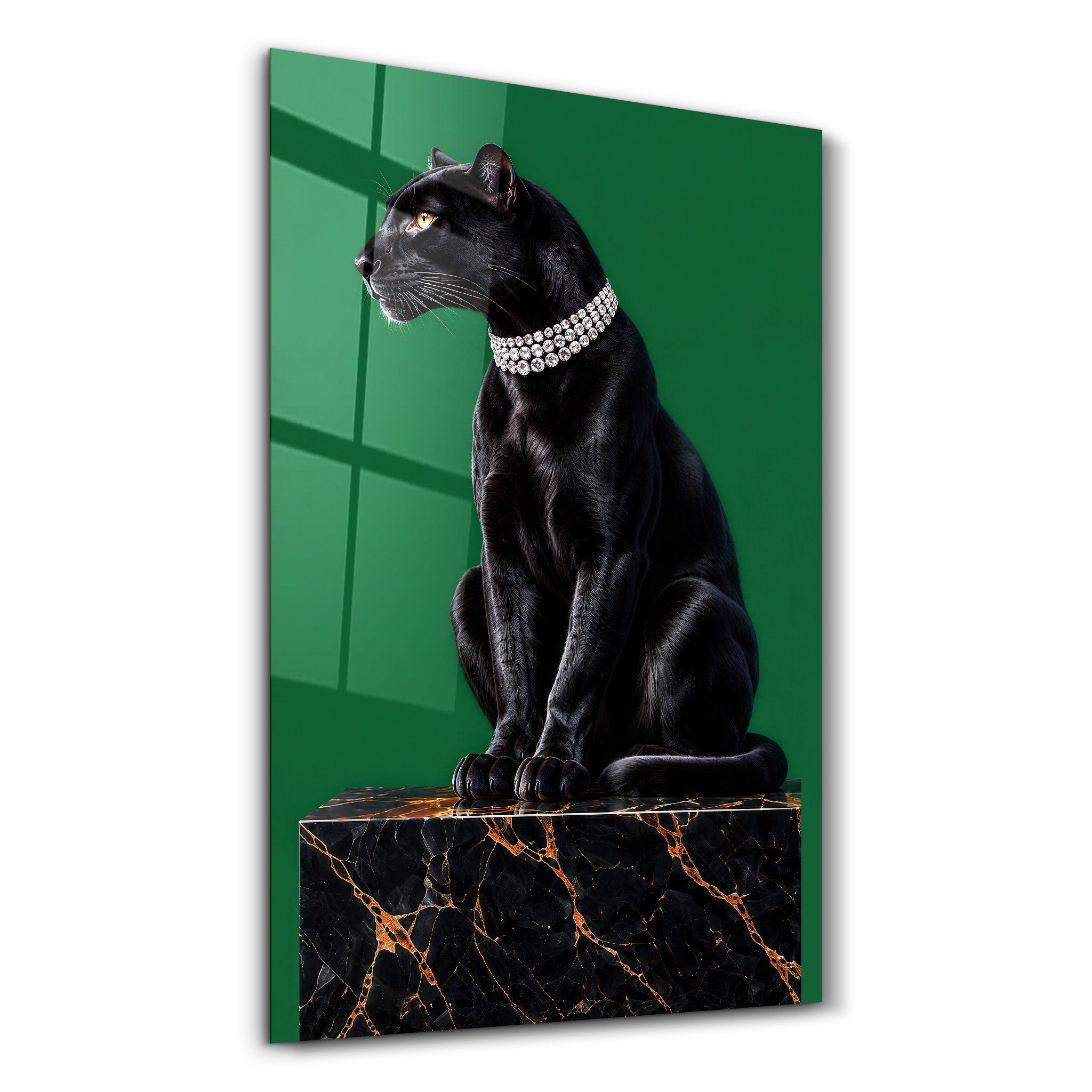 Wild Elegance 4 | Glass Wall Art