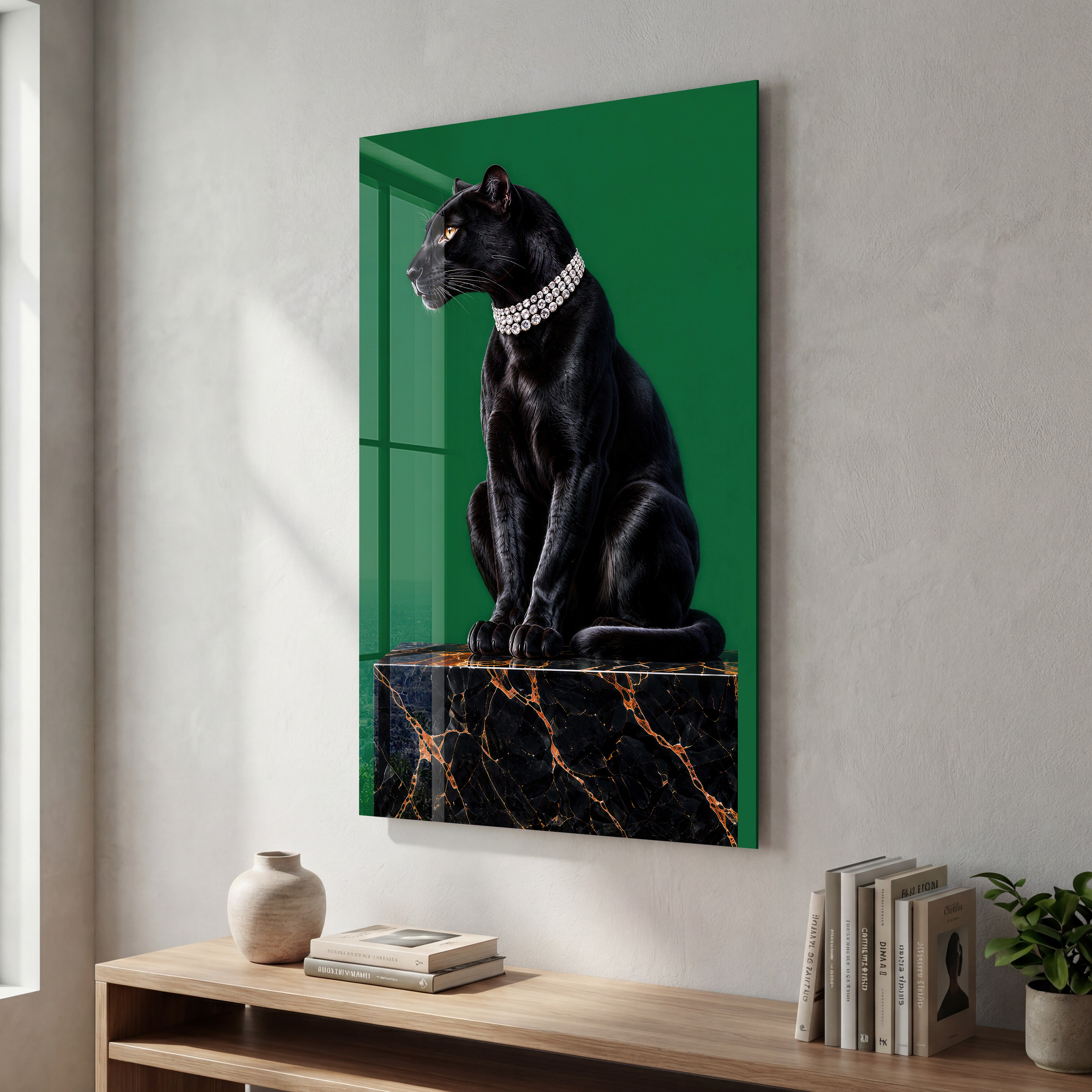 Wild Elegance 4 | Glass Wall Art