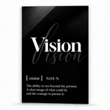 Vision Definition | Glass Wall Art