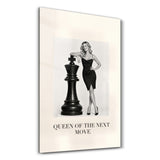 Queen of the Next Move | Glass Wall Art