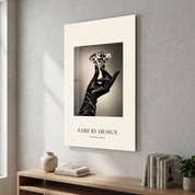 Artdesigna Rare by Design glass wall art with abstract design in a sleek glass finish