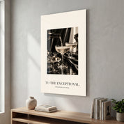 To the Exceptional glass wall art by Artdesigna with inspirational typography design