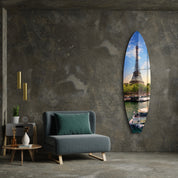 Parisian Surf | Surfboard Glass Wall Art