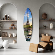 Parisian Surf | Surfboard Glass Wall Art