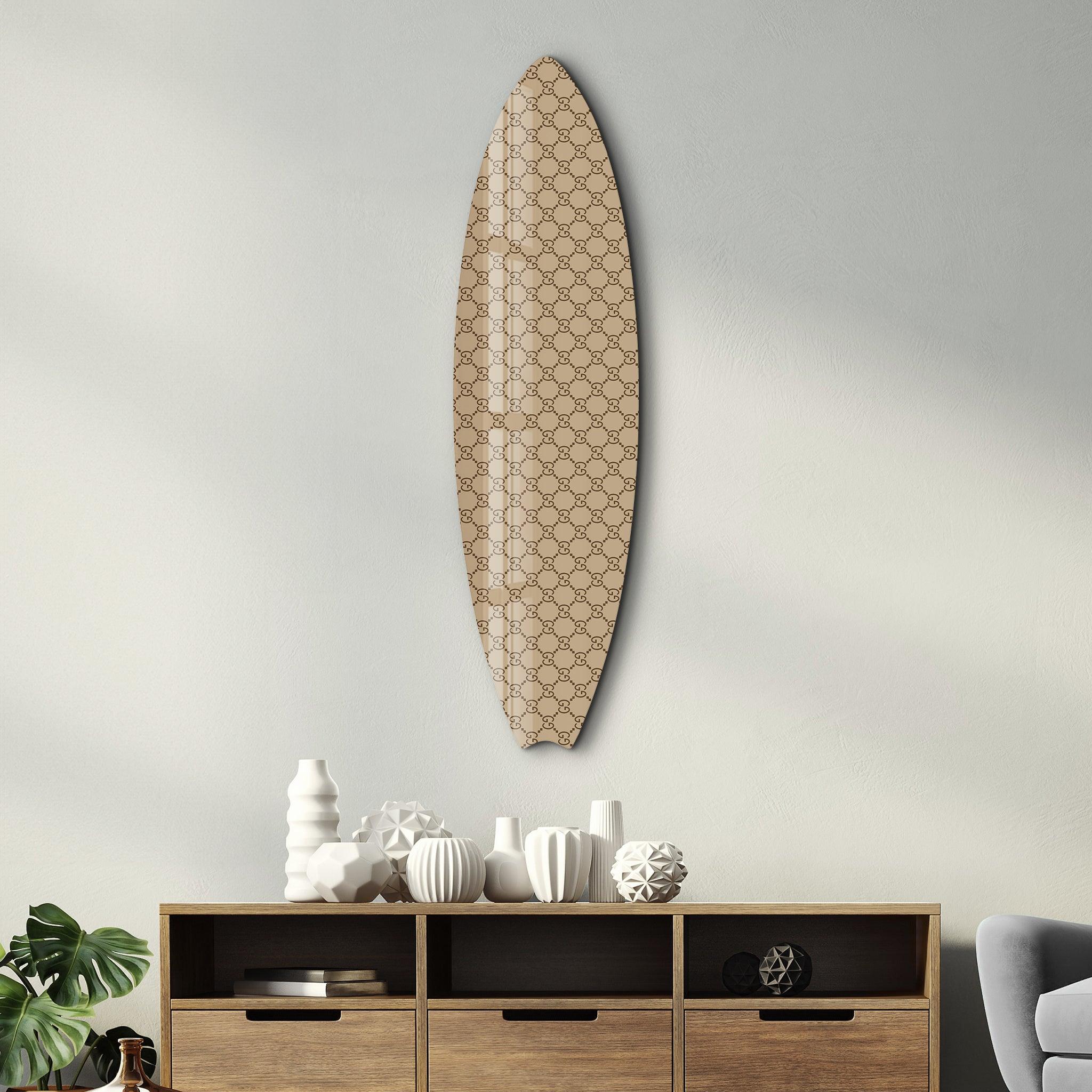 Chic Surf Style | Surfboard Glass Wall Art