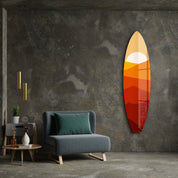 Canyon Sunset | Surfboard Glass Wall Art