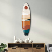 Horizon Hues | Surfboard Glass Wall Art