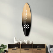 Iconic CC  | Surfboard Glass Wall Art