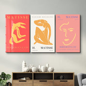 ・"H. Matisse Classics 1 - Trio"・Glass Wall Art - ArtDesigna Glass Printing Wall Art