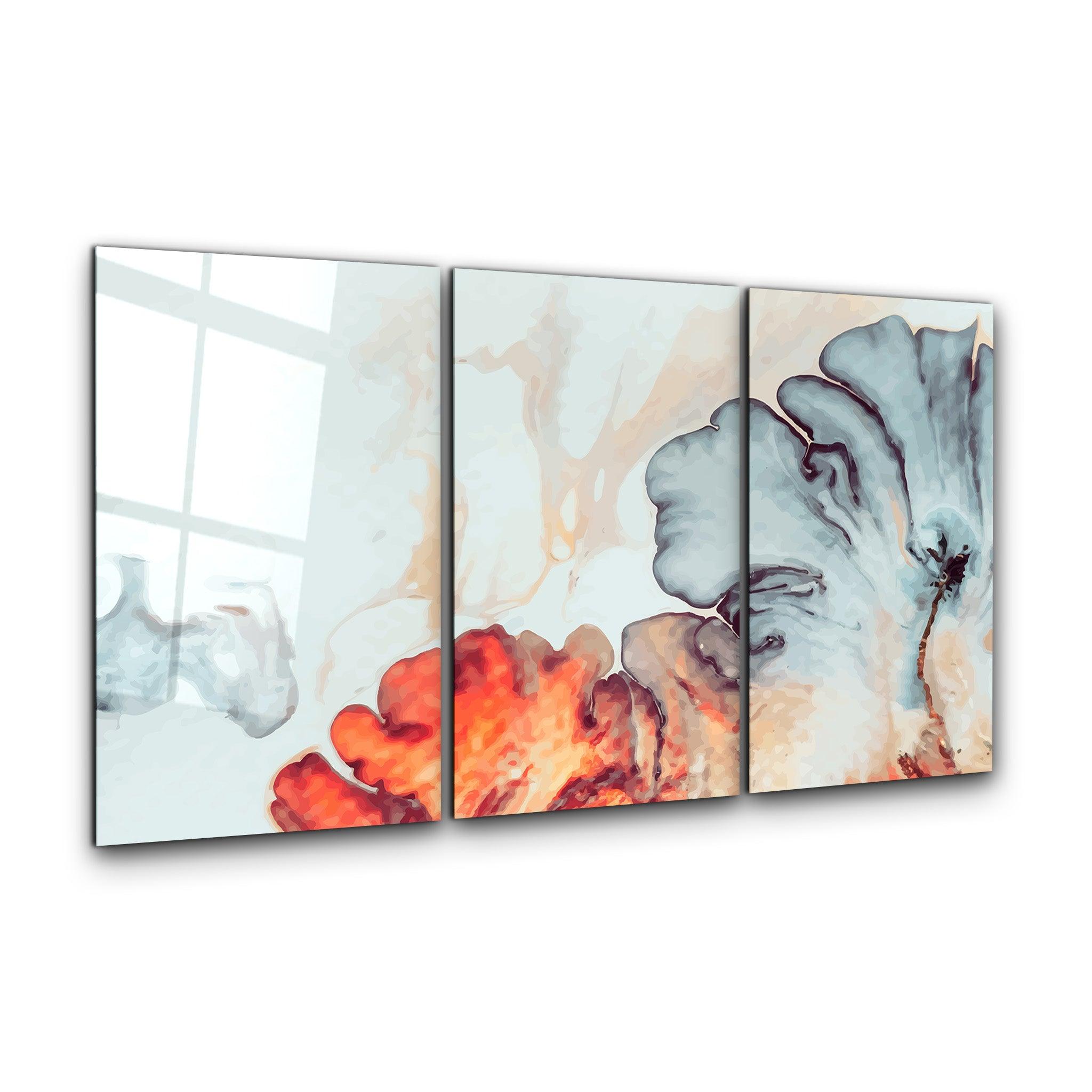 ・"Abstracta - Trio"・Glass Wall Art - ArtDesigna Glass Printing Wall Art