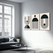 ・"Minimal - Trio"・Glass Wall Art - ArtDesigna Glass Printing Wall Art