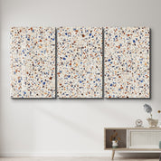 Coastal Terrazzo Trio | Glass Wall Art