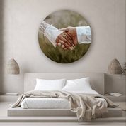 ."Custom Printing". Rounded Shape Glass Wall Art - ArtDesigna Glass Printing Wall Art