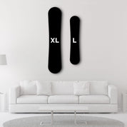 Minimal sailboat glass wall art by Artdesigna featuring a snowy landscape with a sailboat, perfect for modern home decor.