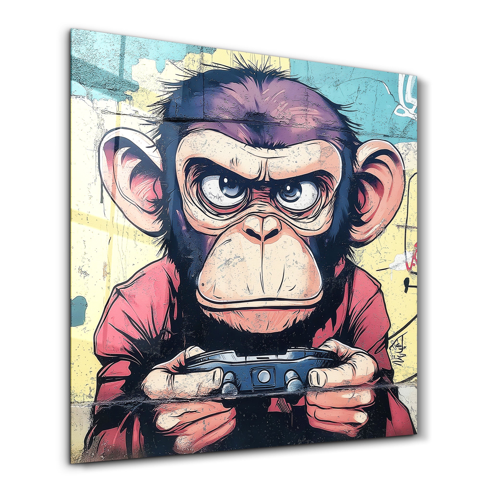 Wanna Play With Me? | Glass Wall Art