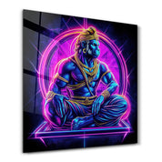 Hanuman Reimagined | Glass Wall Art