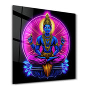 Vishnu Reimagined | Glass Wall Art