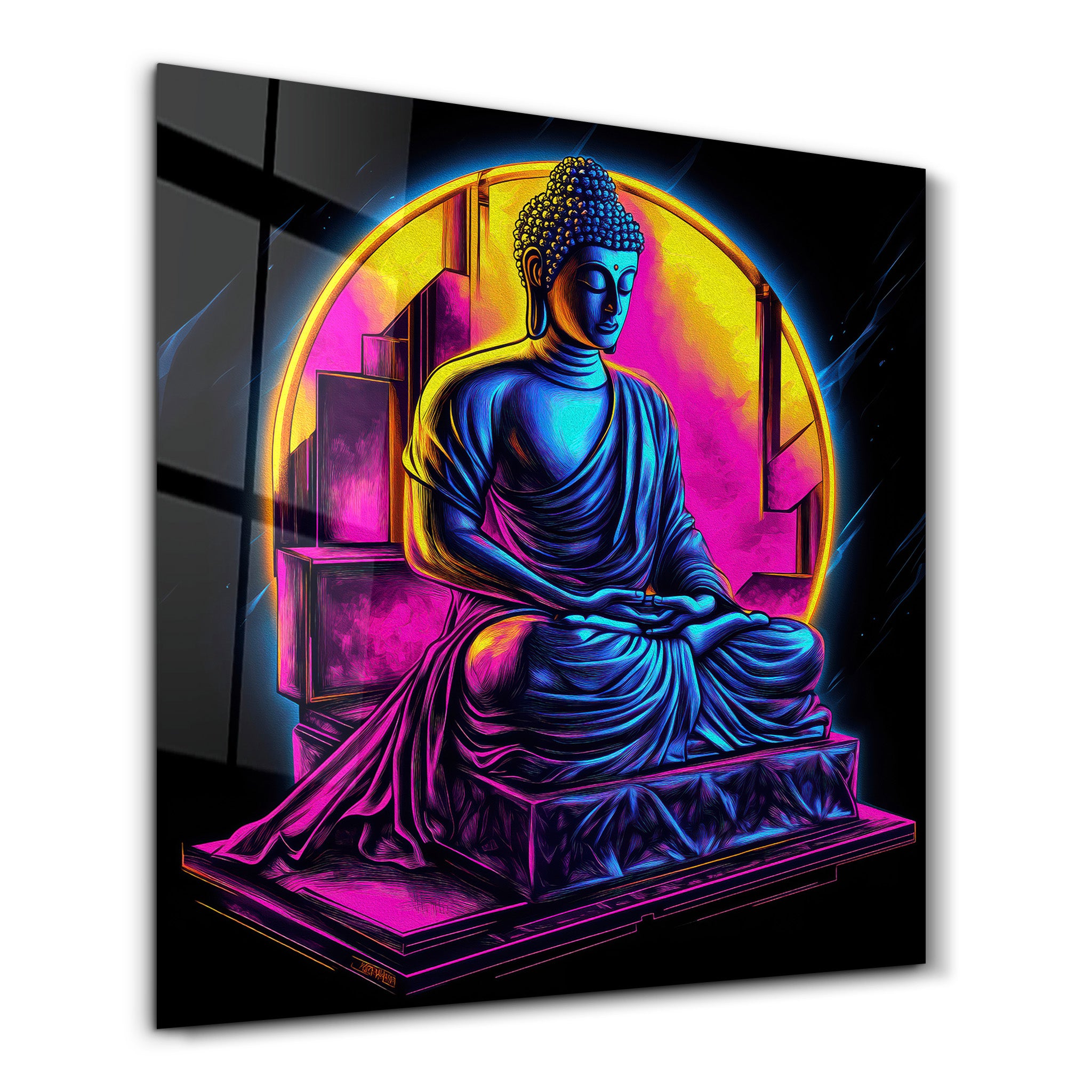 Buddha | Glass Wall Art