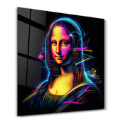 The Mona Lisa Reimagined | Glass Wall Art